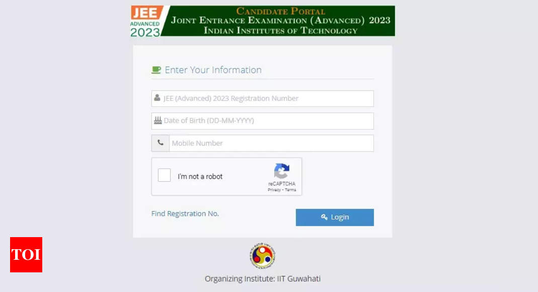 JEE Advanced 2023 candidate’s response sheet released on jeeadv.ac.in ...