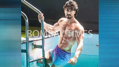 Exclusive! Tiger Shroff takes a dip in the pool to beat the heat