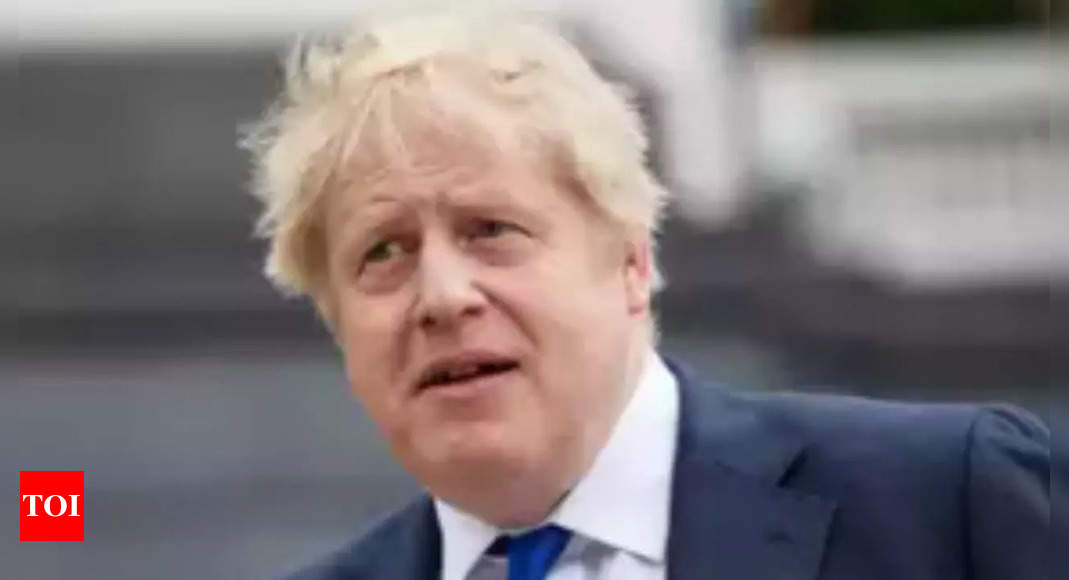 Former British PM Boris Johnson resigns from Parliament – Times of India