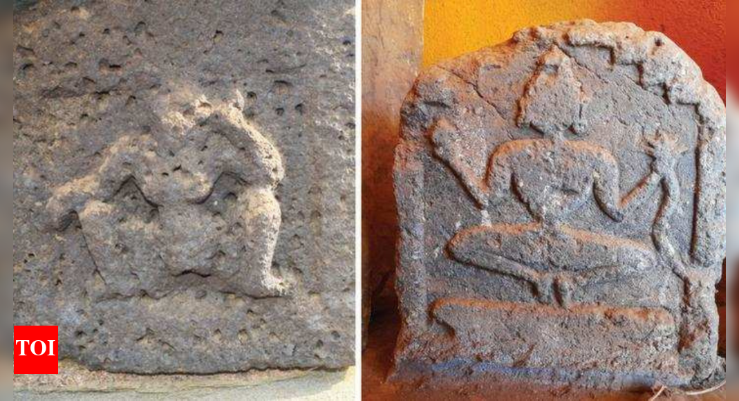 Stone sculptures of Lajja Gauri at Kudne, Tillari found to be identical