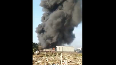 Fire breaks out in chemical company in Wada area of Maharashtra's Palghar district