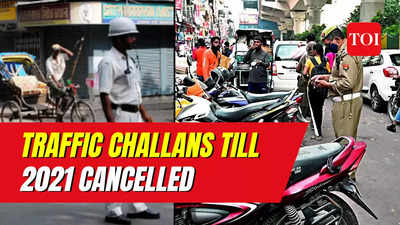 UP govt cancels pending traffic challans till 2021