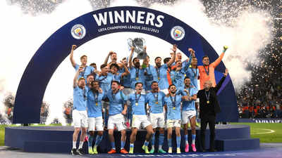 Manchester City beat Inter Milan to win UEFA Champions League and complete the treble
