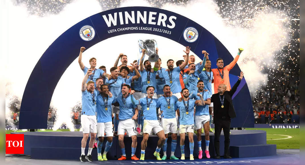 A escalação do Manchester City contra a Inter de Milão na final da  Champions League 2022/23