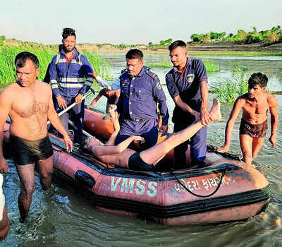 Crocodile kills man in Dabhoi