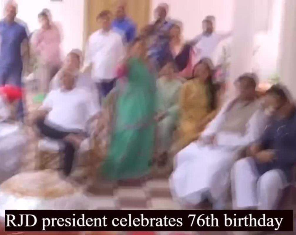 
RJD president Lalu Prasad Yadav celebrates 76th birthday
