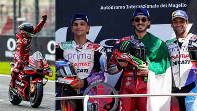 Italian MotoGP: Bagnaia reigns supreme at Mugello as Martin, Zarco complete all-Ducati podium