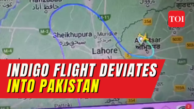 IndiGo Airlines flight from Amritsar to Ahmedabad enters into Pakistan