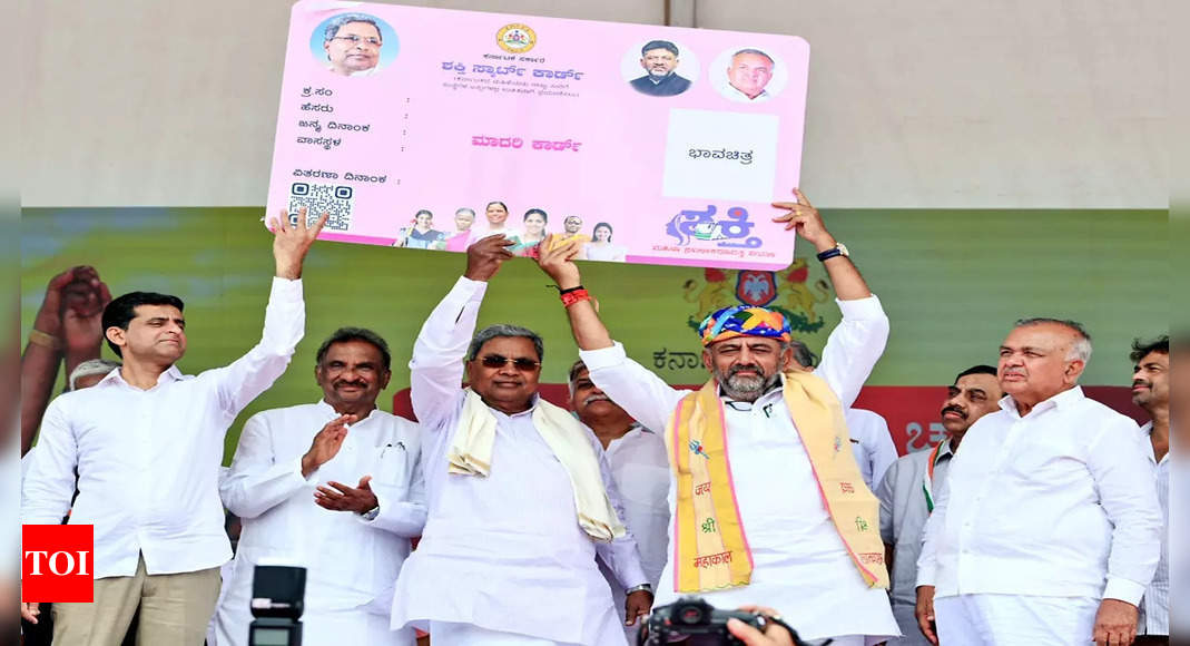 Shakti Scheme: Karnataka CM Siddaramaiah Launches 'Shakti' Free Travel ...