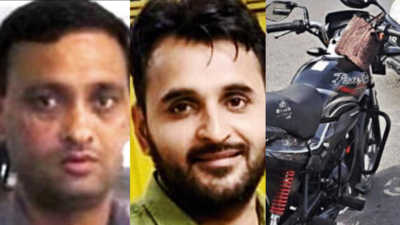 2 news channel staffers die as van hits bike on elevated road
