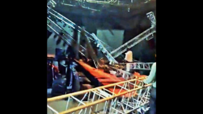 Model killed on ramp as lighting truss falls on her in Noida