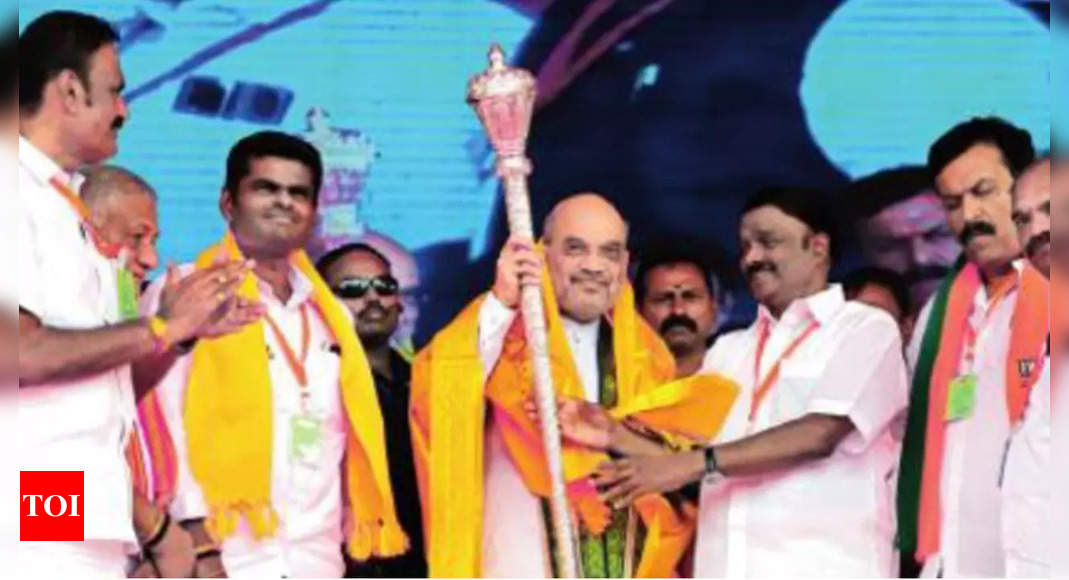 Amit Shah Sounds 2024 Poll Bugle In Tamil Nadu Asks For Win In 25 Seats Chennai News Times 7724