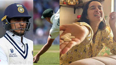 Shraddha Kapoor hilariously grills third umpire for Shubman Gill's dismissal in WTC Final 2023 by offering some 'badaam'