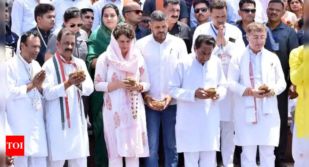 Priyanka Gandhi Starts Political Campaign For Mp Assembly Polls In