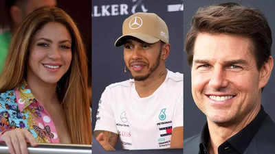 Is there a classic love triangle brewing between Shakira, Lewis Hamilton and Tom Cruise? Deets inside