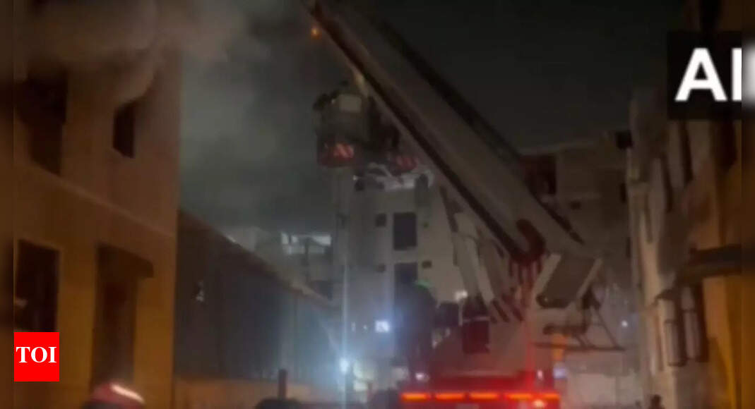 Fire breaks out at factory in Delhi's Bawana Industrial Area, no