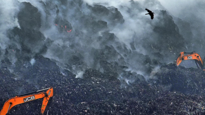 Fire at Ghazipur landfill, season’s first