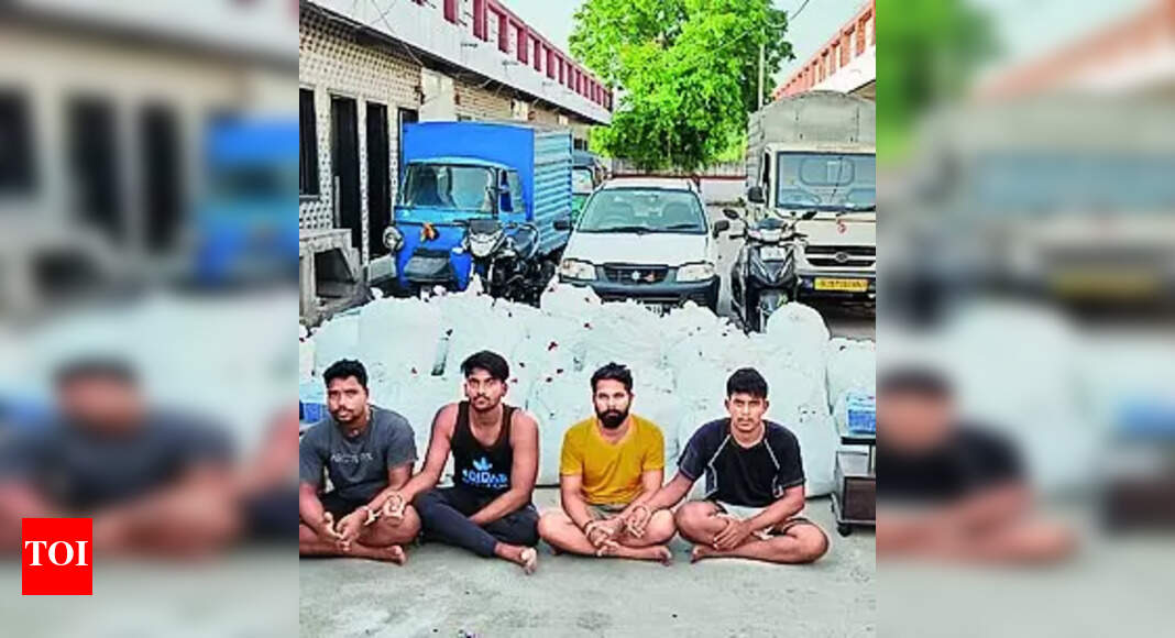 Kosamba Four Arrested With Ganja Worth 75l Near Kosamba Surat News