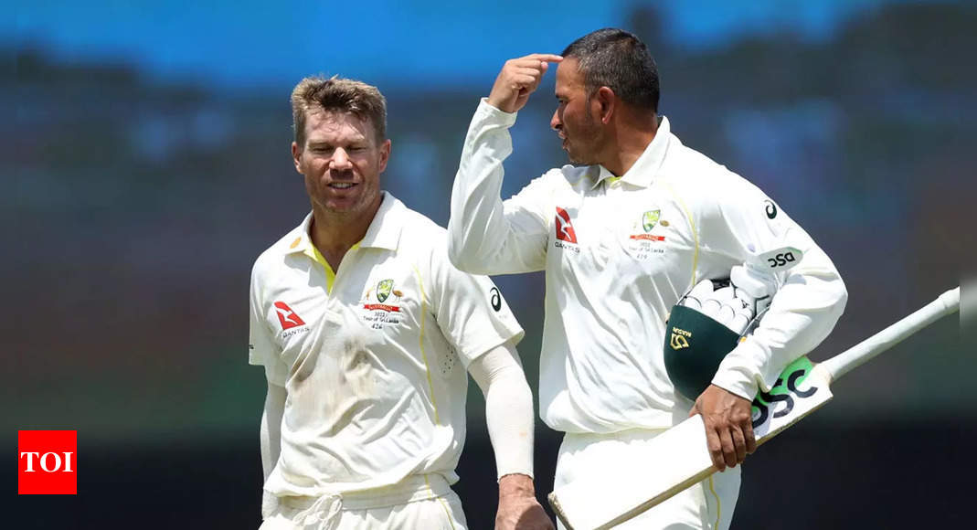 Andrew Mcdonald: Australia head coach backs David Warner, Usman Khawaja to rebound in Ashes | Cricket News – Times of India
