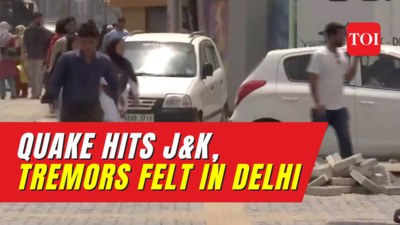 Powerful 5.7-magnitude earthquake strikes Jammu & Kashmir, sends tremors through Delhi-NCR