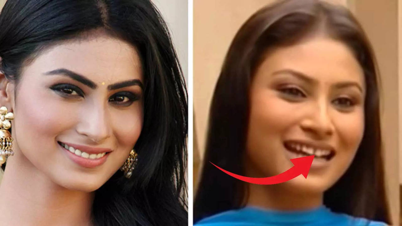 Mouni Roy looks unrecognisable in an old video and netizens cannot believe  her transformation – ‘Teeth ka gap bhi gaya’