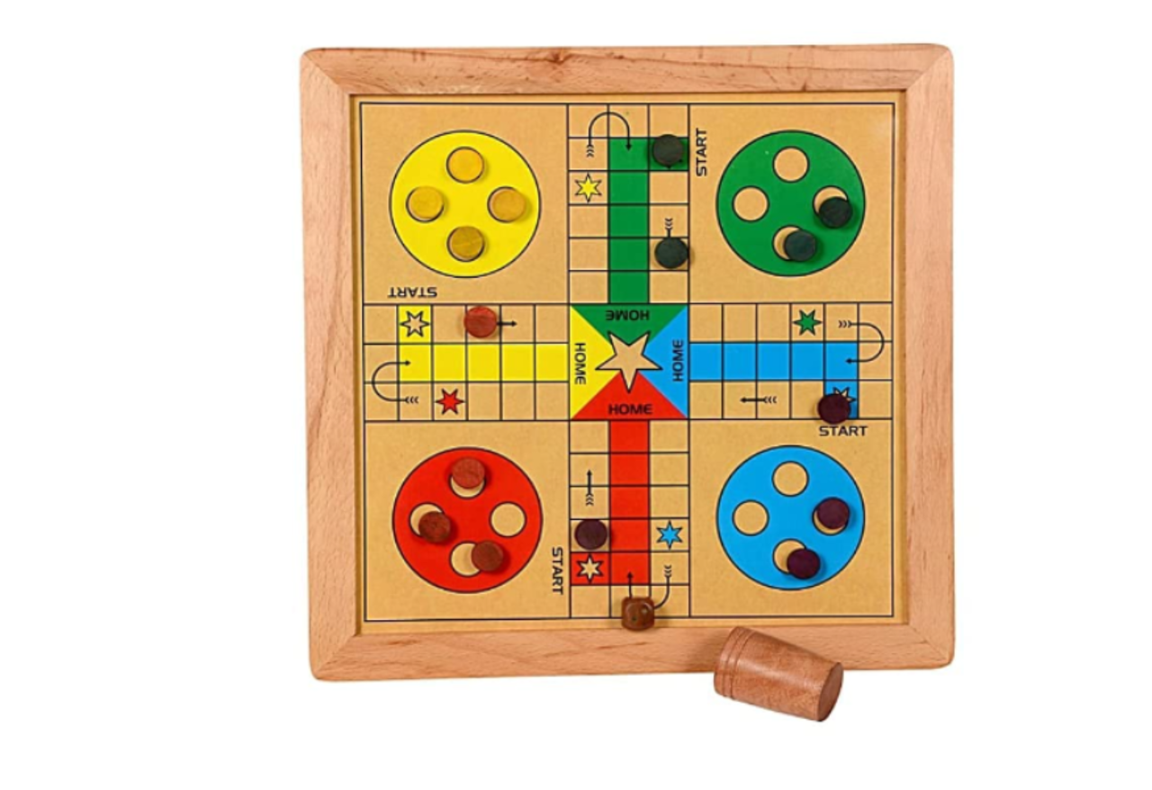 Classic Ludo Game Play Set Family Kids Fun Traditional Board Games