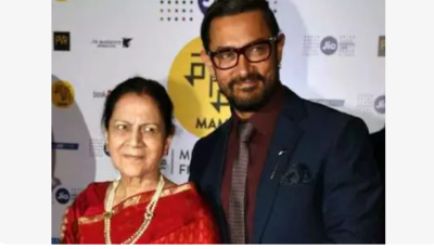 In pics: Aamir Khan celebrates mother Zeenat Hussain's 89th birthday ...