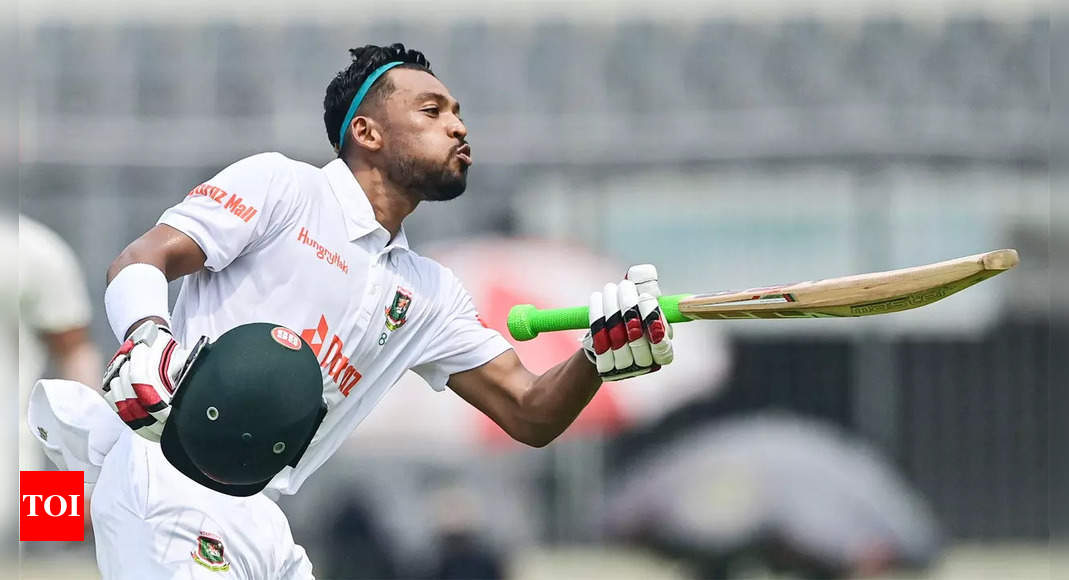 Only Test: Najmul ton guides Bangladesh to 362/5 against Afghanistan | Cricket News – Times of India