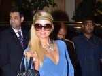 Paris Hilton arrives in Mumbai