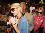 Paris Hilton arrives in Mumbai