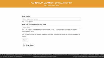 Karnataka KCET result 2023 declared @ karresults.nic.in; Direct link here