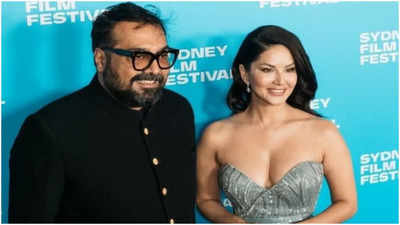 Sydney Film Festival: Sunny Leone poses with director Anurag Kashyap on red carpet