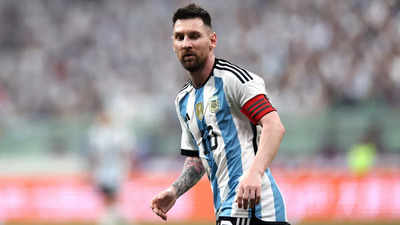 Lionel Messi nets his fastest Argentina goal in win over Australia in Beijing