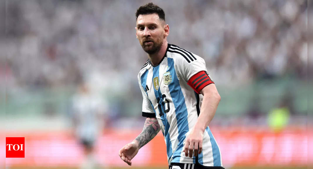 Lionel Messi nets his fastest Argentina goal in win over Australia in Beijing | Football News – Times of India