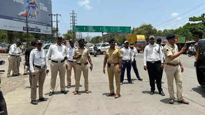 Cops act against 367 traffic violators on Kalyan-Shil Road in three hours