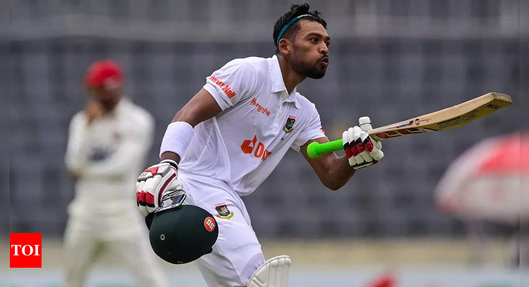 BAN Vs AFG: Najmul's Second Match Ton Guides Bangladesh To 491-run Lead ...