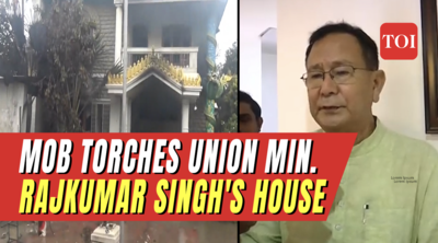 Rajkumar Ranjan Singh: Manipur Violence Latest News: Mob Torches Union ...