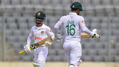 BAN vs AFG, One-off Test: Mominul, Najmul take Bangladesh to mammoth 614-run lead