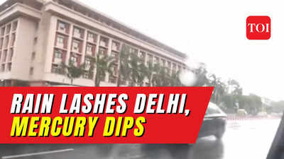 Cyclone Biparjoy effect: Rain brings respite from heat in Delhi, mercury dips