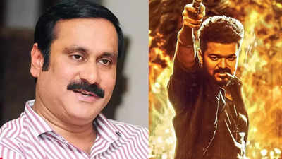 Politician Anbumani Ramadoss condemns Vijay for smoking cigarette in the 'Leo' poster