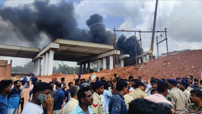 Crowd sets 3 vehicles on fire as Mopa link road truck kills rider