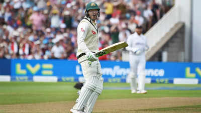 Usman Khawaja hits first Test century in England