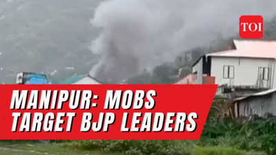 Armed mobs target BJP politicians' houses, offices in Manipur