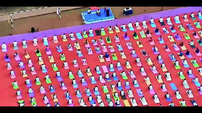 One lakh to participate in Yoga Day event in DK dist