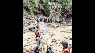 Flash floods, landslides hit North Sikkim; 300 stranded