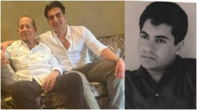 Arbaaz Khan shares unseen pictures of father Salim Khan with Javed Akhtar and Salman Khan
