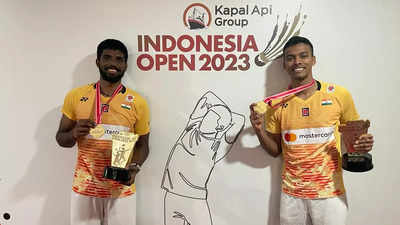 Satwiksairaj Rankireddy, Chirag Shetty clinch Indonesia Open, create history