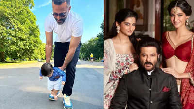 Sonam Kapoor drops heartfelt note for Anil Kapoor, while Anand Ahuja shares UNSEEN pic with Vayu on Father's day - See inside