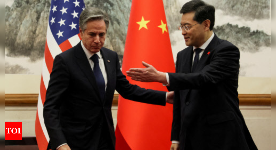 Blinken, Qin hold ‘candid’ talks, US and China agree to meet again – Times of India