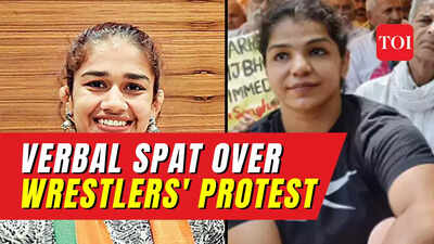 Sakshi Malik, Babita Phogat engage in verbal spat on social media over wrestlers' protest